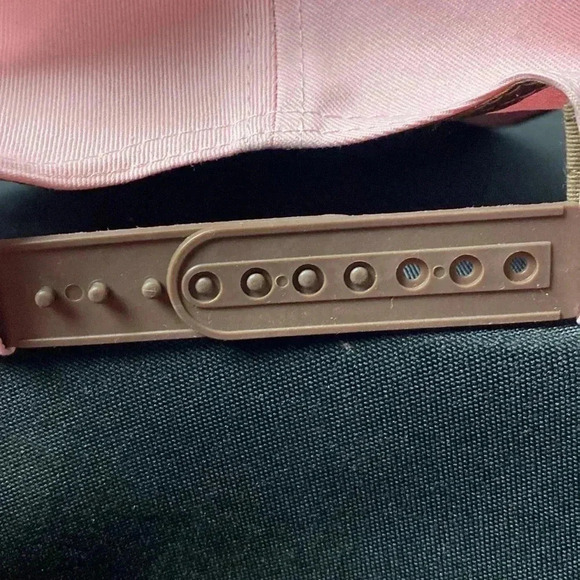 JOHN DEERE SNAPBACK HAT  ONE SIZE PINK WITH CORK FRONT JOHN DEERE GRAPHIC - Picture 6 of 12